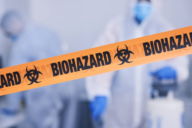 Professional Biohazard Cleanup technician working in Olney, TX